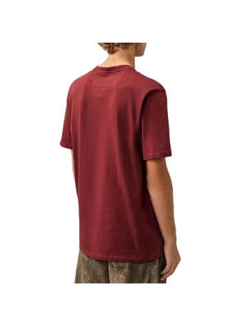 c.p.company t-shirt man30/1 jersey short sleeve logo label t-shirt - 21cmts723a005100w 592 2