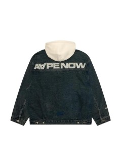 aape by a bathing ape outerwear hombre aape  aape now light weight jacket - aapljm7766xxqblx blx