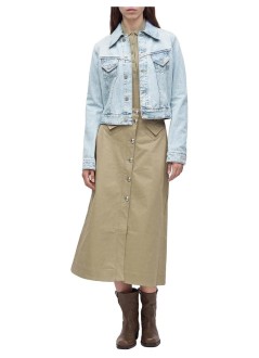 boss outerwear mujer c_trucker jkt - 50564451 460