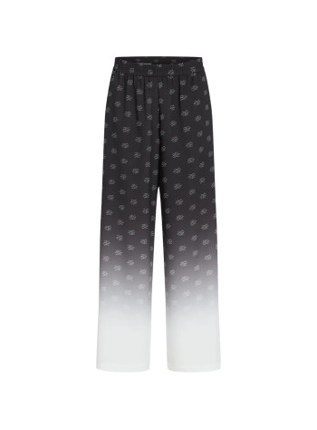 karl lagerfeld pantalon mujer printed fluid pants - b3w10105 a45
