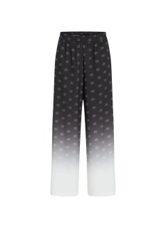 karl lagerfeld pantalon mujer printed fluid pants - b3w10105 a45