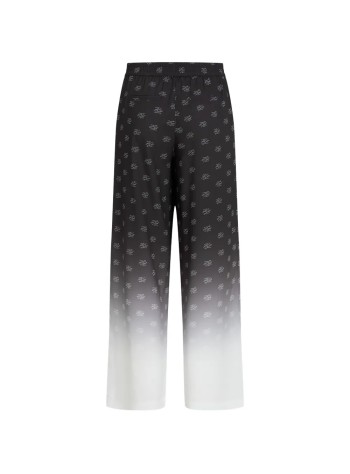 karl lagerfeld pantalon mujer printed fluid pants - b3w10105 a45 2