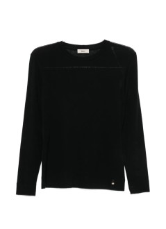 herno top mujer woman's knitted t-shirt - jg000329d 52153 9300