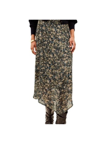 ba&sh skirt womanskirt kara - 1h26klap kaki 2
