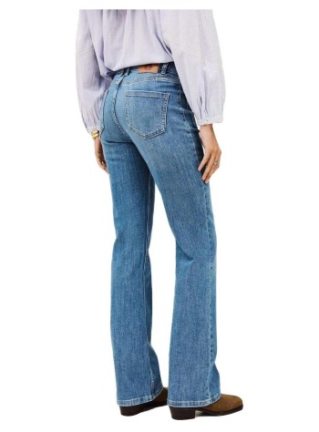 ba&sh denim womanjeans ross - 1h25ross lightusedblue 2