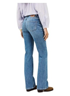 ba&sh denim womanjeans ross - 1h25ross lightusedblue