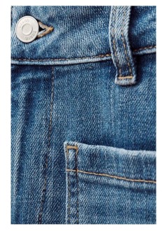 ba&sh denim womanjeans ross - 1h25ross lightusedblue
