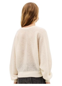 ba&sh punto mujer cardigan isolar - 1h26isol ecru