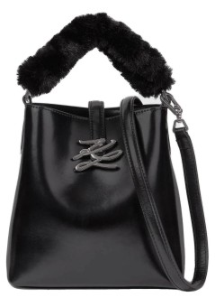karl lagerfeld crossbody womank/autograph drop sm bkt spaz - b4w30296 1au