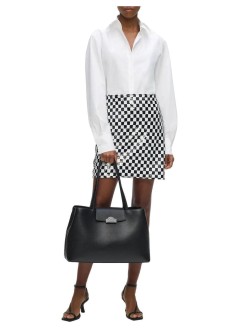 karl lagerfeld handbag womank/rsg metal md tote - b3w30115 999