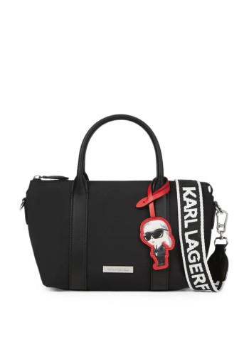 karl lagerfeld handbag womanikon nylon sm tote - b4w30308 999
