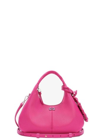 ganni handbag womanhobo mini grained - b2070122 093