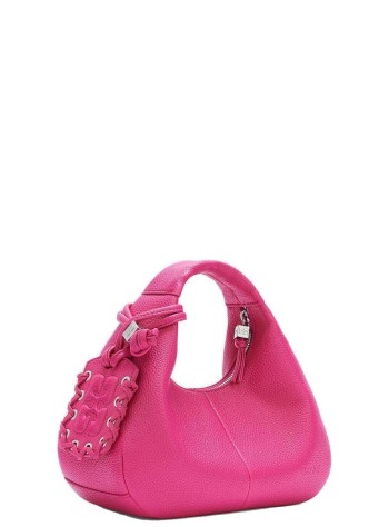 ganni handbag womanhobo mini grained - b2070122 093 2