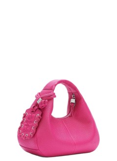 ganni handbag womanhobo mini grained - b2070122 093