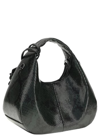 ganni handbag womanhobo mini snake - b2070121 06l 2