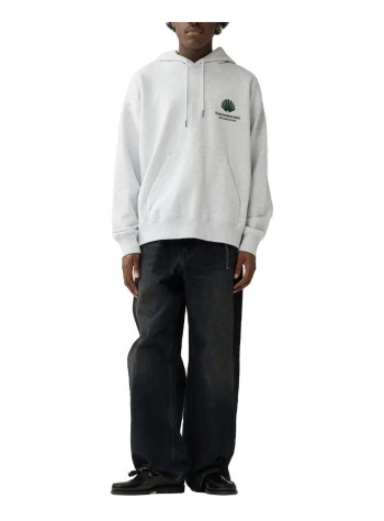 new amsterdam sweater manlogo hoodie - 2602117001 ash bottle green 2