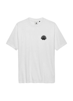 new amsterdam camiseta hombre logo tee - 9909185001 white black
