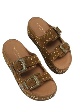 kurt geiger sandal womanwestern buckle flatform - 5843730209 30