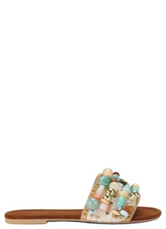 kurt geiger sandalia mujer southbank beaded flat - 4725445619 45