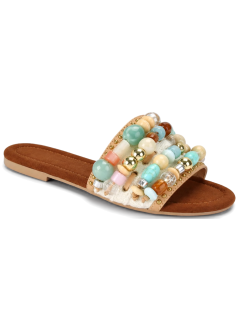 kurt geiger sandalia mujer southbank beaded flat - 4725445619 45
