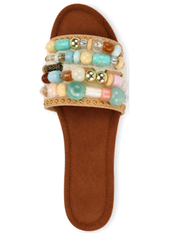kurt geiger sandalia mujer southbank beaded flat - 4725445619 45