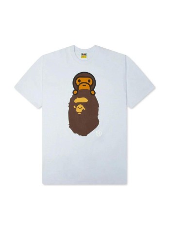 bape camiseta hombre milo on ape head tee m - 002tem301002m sax