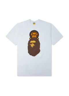 bape camiseta hombre milo on ape head tee m - 002tem301002m sax