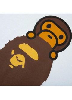 bape camiseta hombre milo on ape head tee m - 002tem301002m sax