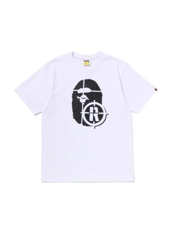 bape camiseta hombre hunting ape head tee m - 001tem301340m white