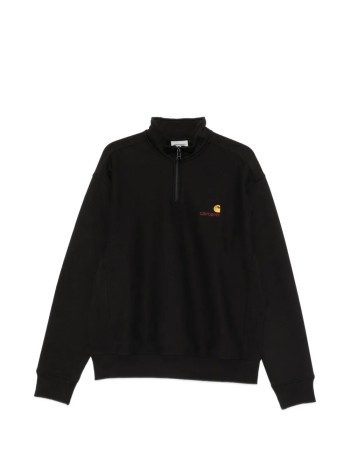 carhartt sweater manhalf zip american script sweat - i027014 3t6xx