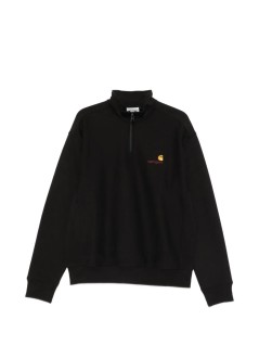 carhartt sweater manhalf zip american script sweat - i027014 3t6xx