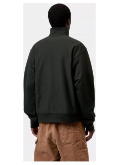 carhartt sweater manhalf zip american script sweat - i027014 3t6xx