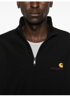 carhartt sweater manhalf zip american script sweat - i027014 3t6xx