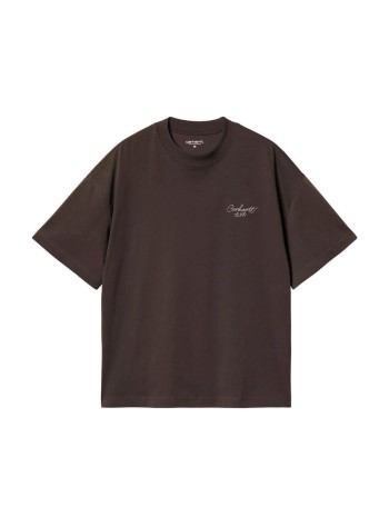 carhartt t-shirt mans/s signature script t-shirt - i033828 3xbxx