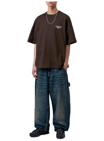 carhartt t-shirt mans/s signature script t-shirt - i033828 3xbxx 2
