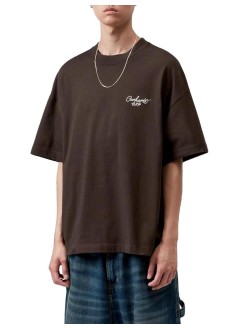 carhartt t-shirt mans/s signature script t-shirt - i033828 3xbxx