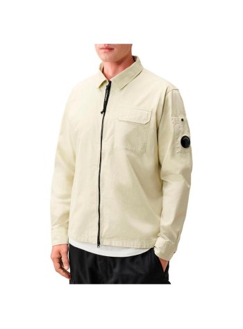 c.p.company outerwear manorganic gabardine zipped lens overshirt - 21cmos705a110143g 120 2