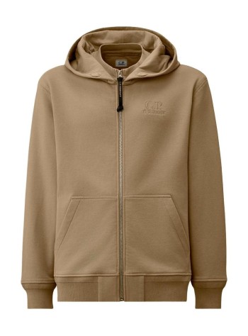 c.p.company sweater mandiagonal raised fleece crewneck logo sweatshirt - 21cmss025a005086w 120