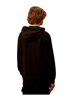 c.p.company sweater mandiagonal raised fleece crewneck logo sweatshirt - 21cmss025a005086w 999