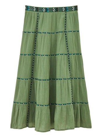 ba&sh falda mujer skirt paloma - 1h26palo kaki