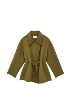 ba&sh outerwear mujer coat kam - 1h26kam kaki
