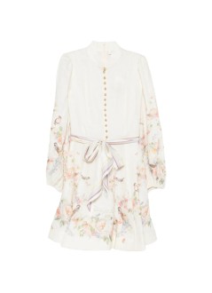 zimmermann dress womanvaliant button mini dress - 9142df261 crbq