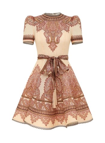 zimmermann vestido mujer ascent picnic mini dress - 9767df262 lapa