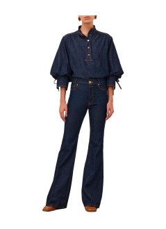 zimmermann pantalon jeans mujer slim flare jean - 9482pf26r habl