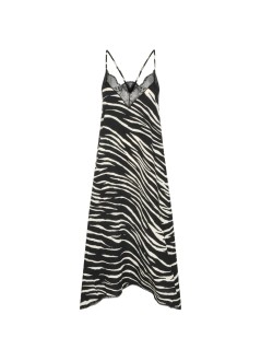 zadig & voltaire vestido mujer risty soft tiger - wwdr02700 011