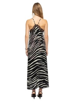 zadig & voltaire vestido mujer risty soft tiger - wwdr02700 011