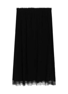 zadig & voltaire falda mujer jarvis soft - wwsk01651 011