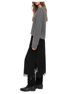zadig & voltaire falda mujer jarvis soft - wwsk01651 011