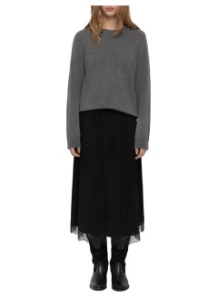 zadig & voltaire falda mujer jarvis soft - wwsk01651 011