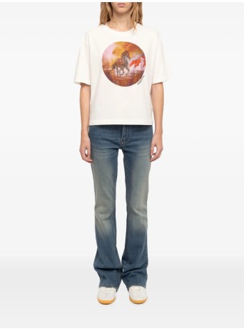 zadig & voltaire top mujer taida hc photo horse strass - jwts02919 103 2
